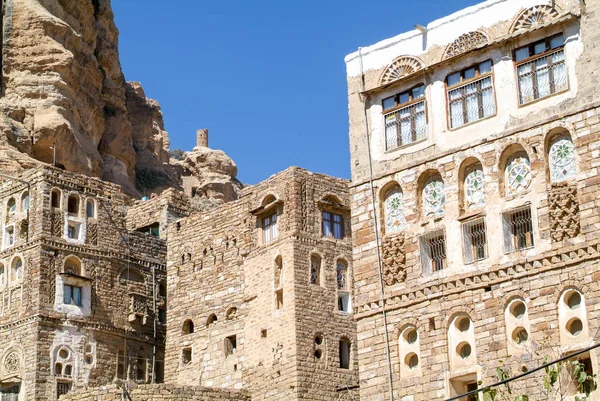 Il villaggio di Thula nello Yemen — Foto Stock