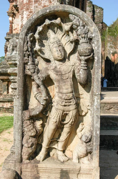 Atadage Quadrangle tempel van Polonnaruwa — Stockfoto