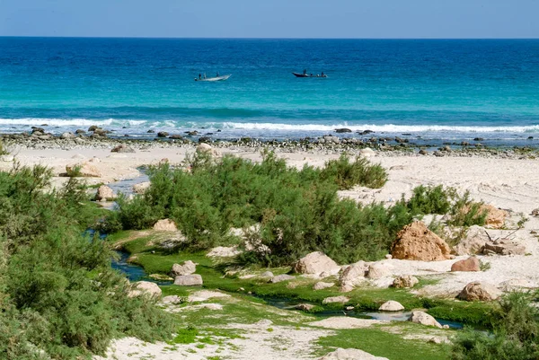 Playa Arher en la isla de Socotra, Yemen — Foto de Stock