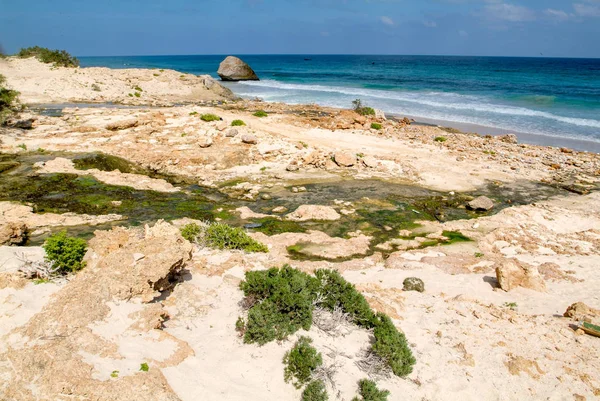 Arher plaża na wyspie Sokotra, Jemen — Zdjęcie stockowe