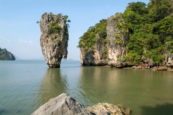 Baia di Phang nga, isola di james bond — Foto Stock