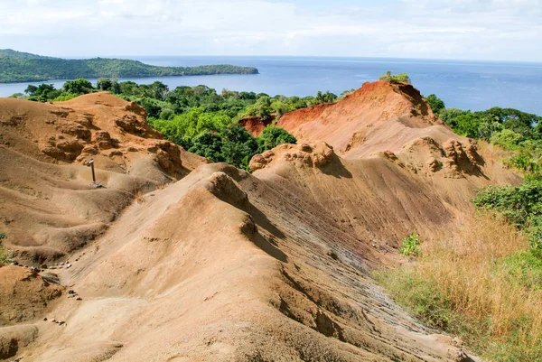 Paysage de la côte de l'île de Mayotte — Photo