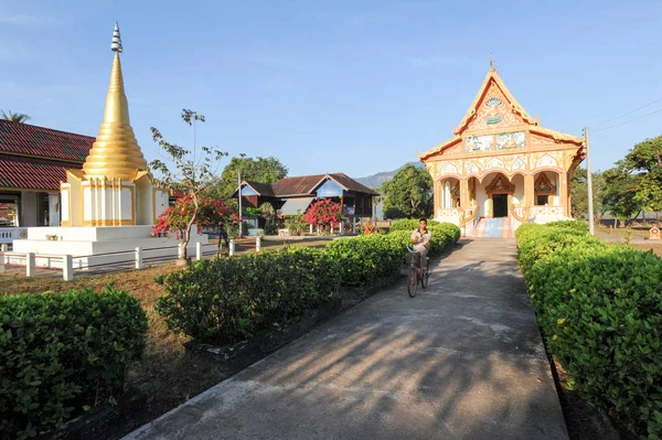 Buddhistiska templet Champasak om Laos — Stockfoto