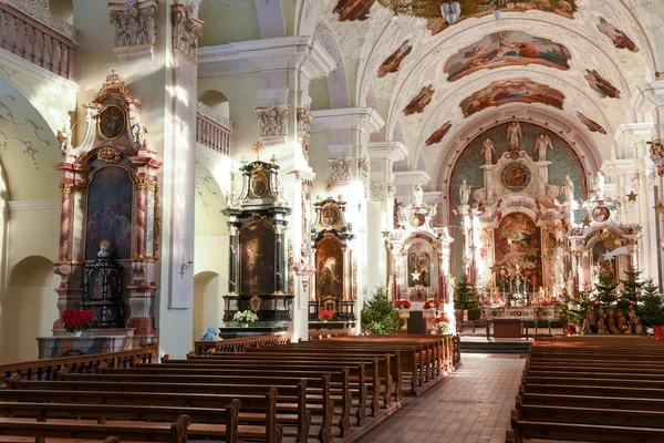 Interior de la iglesia de Engelberg — Foto de Stock