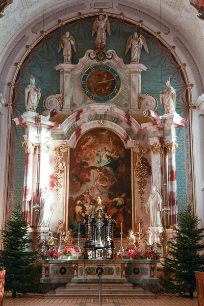 Interior de la iglesia de Engelberg — Foto de Stock