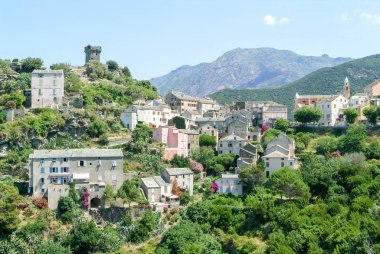 Korsika Adası'nonza Köyü