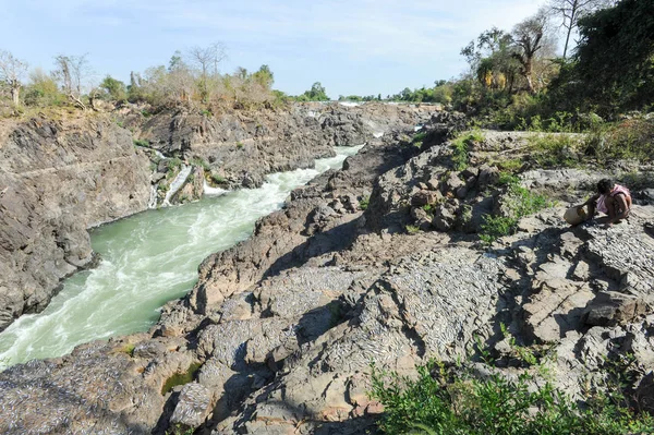 The Mekong river at Don Khon island — Stock Photo, Image