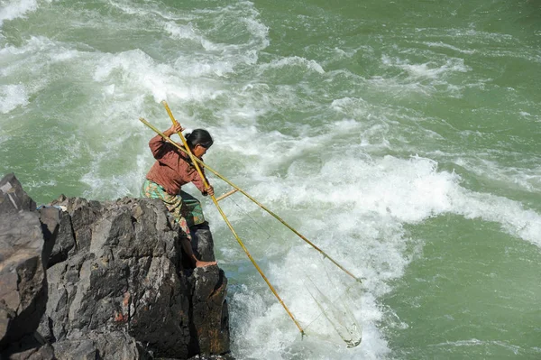 De Mekong rivier in Don Khon island over Laos — Stockfoto