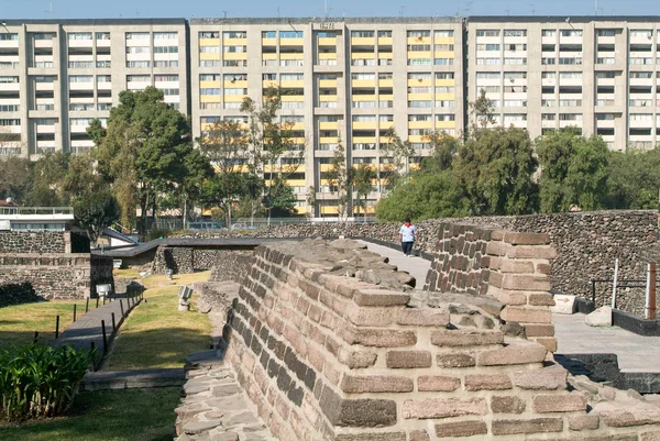 Drei-Kultur-Platz in tlatelolco - Mexiko-Stadt, Mexiko — Stockfoto