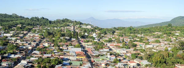 Panorama av koloniala byn av befruktningen de Ataco — Stockfoto