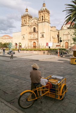 Church of Santo Domingo de Guzman on Oaxaca clipart