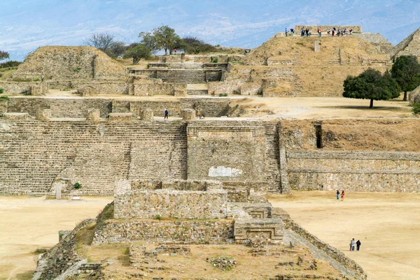 Mayan city ruins in Monte Alban near Oaxaca city — Stock Photo, Image