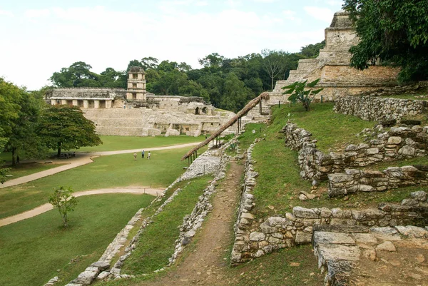 Ruins of Palenque, Maya city in Chiapas — Stock Photo, Image