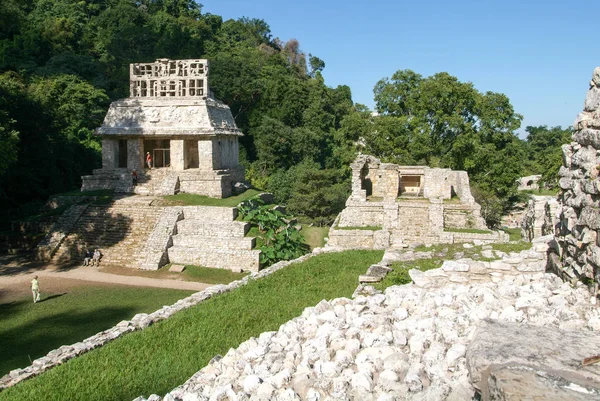 Palenque, Maya Chiapas, Mexikó város romjai — Stock Fotó