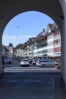 İsviçre üzerinde Willisau Köyü