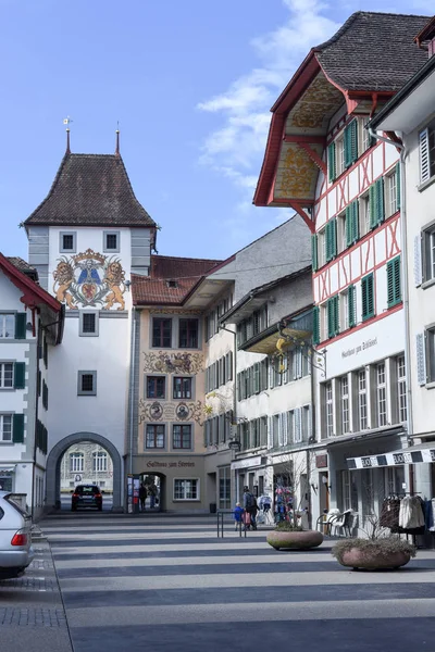 Das dorf willisau in der schweiz — Stockfoto