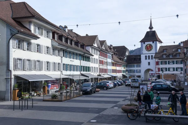 Desa Willisau di Swiss — Stok Foto