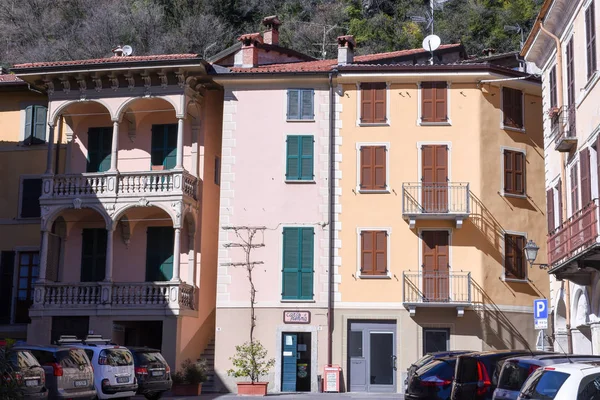 Pueblo de San Mamete en el municipio de Valsolda, Italia — Foto de Stock