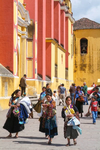 San Cristobal de las Casas Chiapas üzerinde Katedrali — Stok fotoğraf