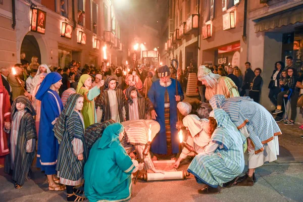 Jährliche Prozession der Kreuzigung Jesu Christi zu Ostern — Stockfoto