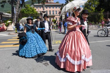 Venedik Maske dansları İsviçre Lugano ile sergilenen