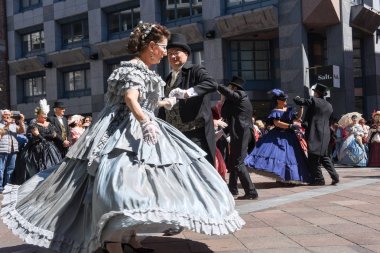 Venedik Maske dansları İsviçre Lugano ile sergilenen