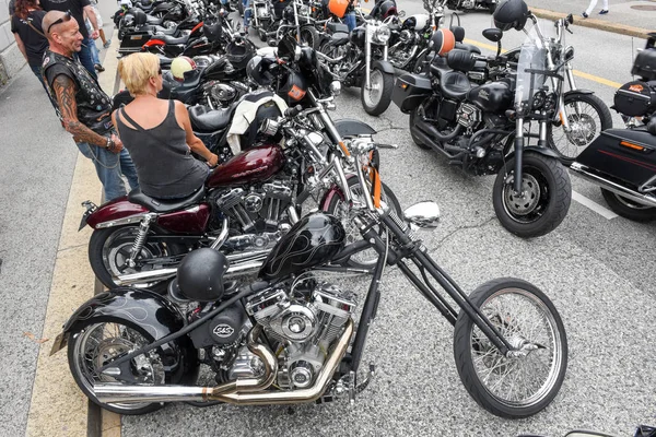 Harley Davidson Motosiklet, Lugano İsviçre Harley günde