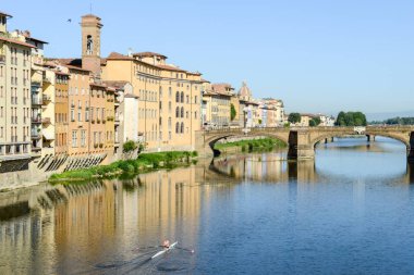 İtalya Floransa'da Arno Nehri.
