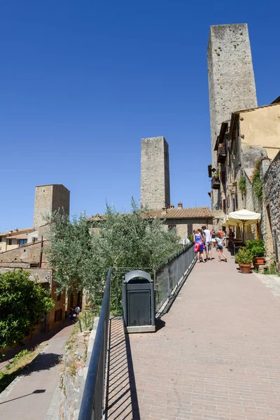 The view of San Gimignano on Italy — Stock Photo, Image
