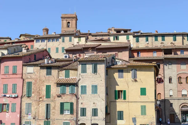 Eski evler, eski Siena İtalya