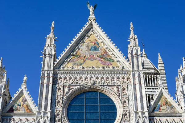Detail z katedrály v Sieně — Stock fotografie