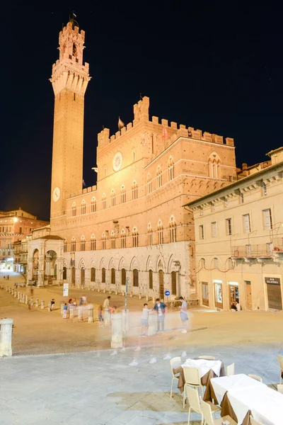 Siena İtalya Square'de Il Campo — Stok fotoğraf