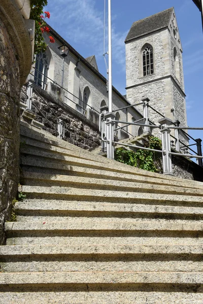 Das alte Zentrum von Rapperswil in der Schweiz — Stockfoto