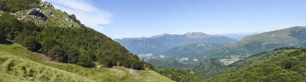 Denti della vecchia mountain over Lugano on Switzerland — ストック写真