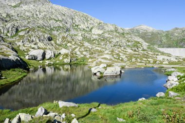 Dağ manzara Gotthard pass