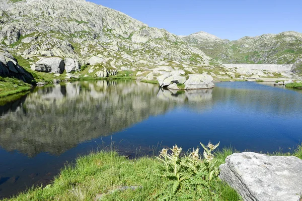 Dağ manzara Gotthard pass