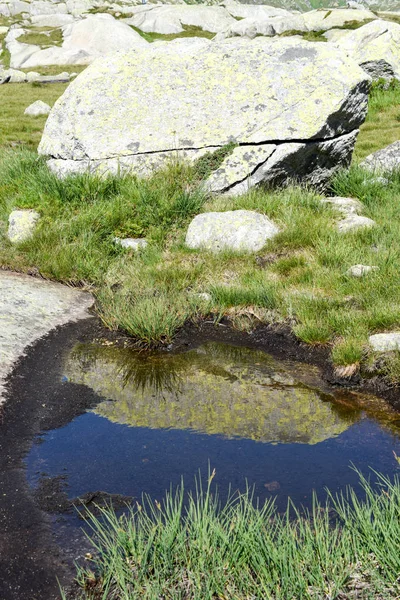 Paesaggio montano del passo del San Gottardo — Foto Stock