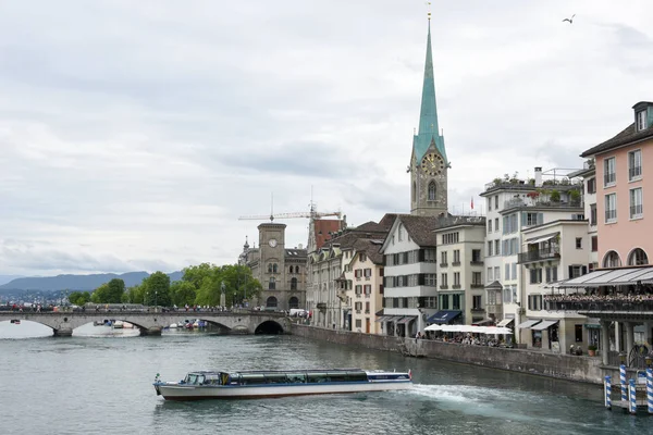 Stare centrum miasta Zurych w Szwajcarii. — Zdjęcie stockowe