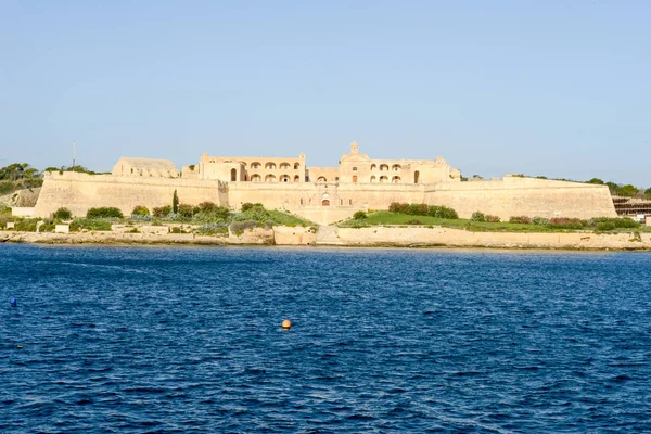 Manoel fort ve ada görünümü — Stok fotoğraf