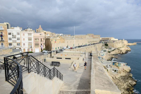 Vista a La Valletta, la capitale di Malta — Foto Stock