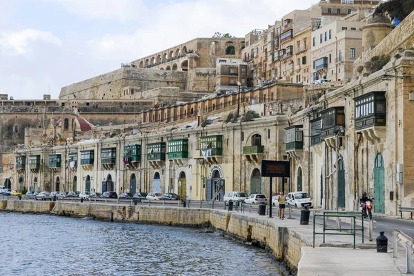 Переглянути в Ла Валетта, столиці Мальти — стокове фото