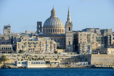 Malta Valletta görünümünü