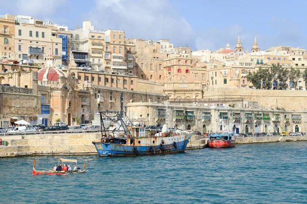 Zobacz w La Valletty, stolicy Malty — Zdjęcie stockowe