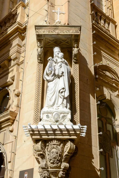 Staue Maria v La Valletta — Stock fotografie