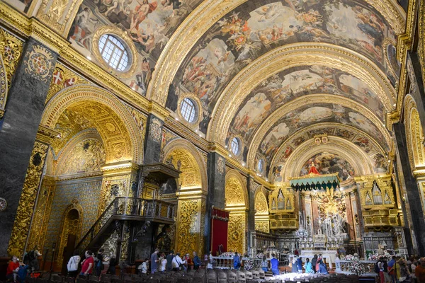 Concatedral de San Juan en La Valeta — Foto de Stock