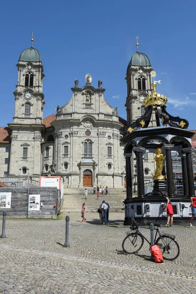 Einsiedeln abbey on Switzerland — Stock Photo, Image