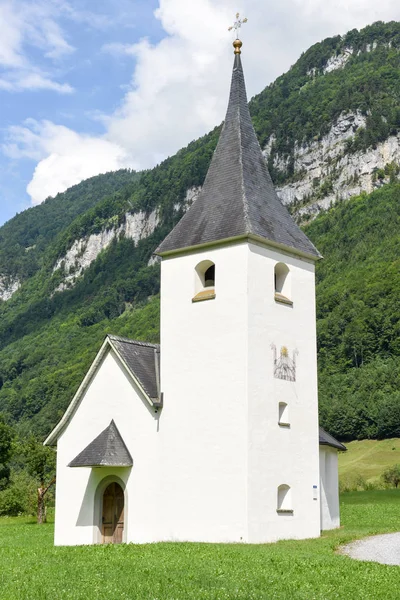 La capilla de San Sebastián en Wofenschiessen en Suiza — Foto de Stock