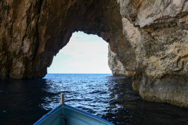 Malta Adası, mavi mağara, sahil