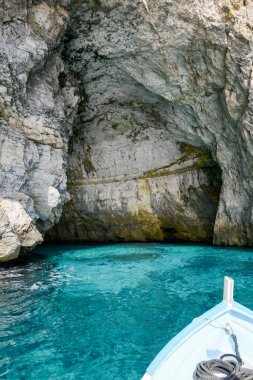 Malta Adası, mavi mağara, sahil