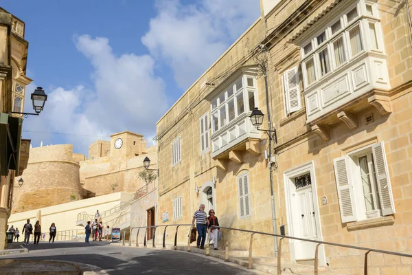 Victoria Gozo Adası, Malta Kalesi — Stok fotoğraf